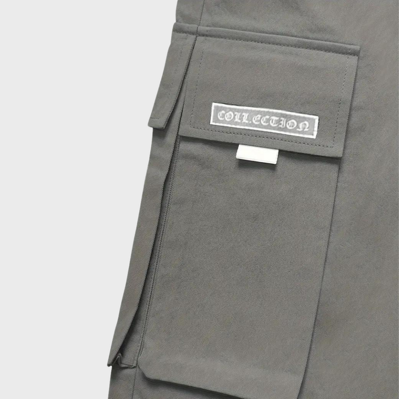 Herren Cargo Jogginghose mit Taschen und Kordelzug-Luzern Mode