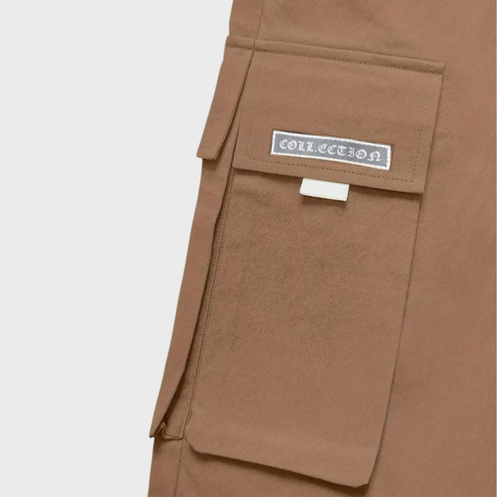 Herren Cargo Jogginghose mit Taschen und Kordelzug-Luzern Mode