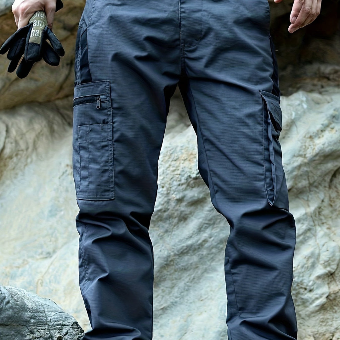 Herren Taktische Cargo Hose mit Mehreren Taschen-S-Grau-Luzern Mode