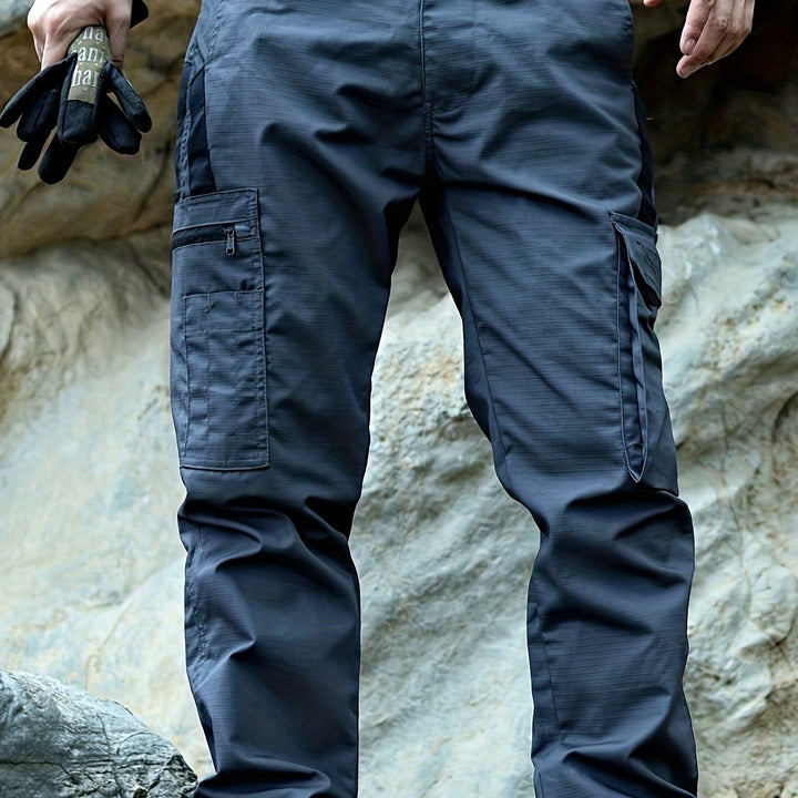 Herren Taktische Cargo Hose mit Mehreren Taschen-S-Grau-Luzern Mode