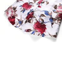 Herren Langarmhemd mit Blumenmuster - Elegantes Design-Luzern Mode