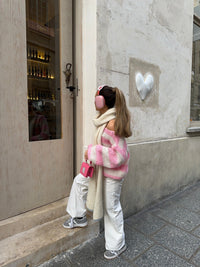 Damen Strickpullover gestreift - Modischer Herbst/Winter Look-Luzern Mode