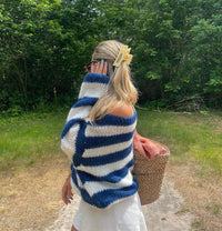 Damen Strickpullover gestreift - Modischer Herbst/Winter Look-Luzern Mode