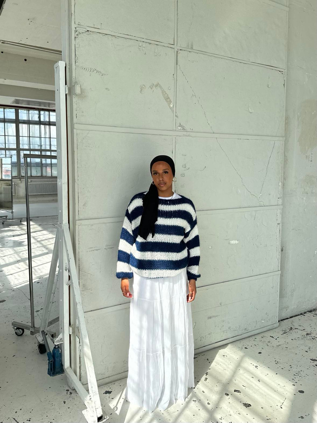 Damen Strickpullover gestreift - Modischer Herbst/Winter Look-Luzern Mode