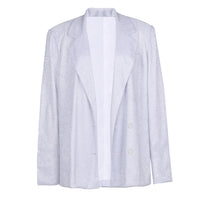 Glitzer Party Outfit Damen | Dreiteiler Set mit Blazer | Abendmode Trend-Top-S-Luzern Mode