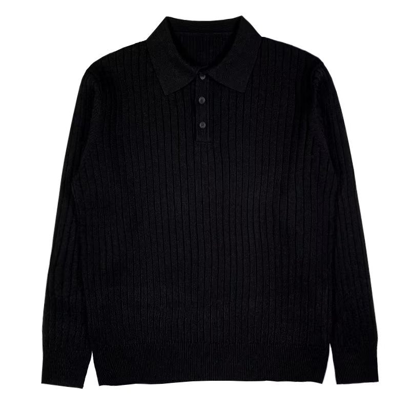 Herren Strickpullover mit Rippstruktur für kalte Tage-Luzern Mode