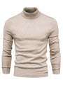 Hochwertiger Strickstoff für Bekleidung und Accessoires-Beige-S-Luzern Mode