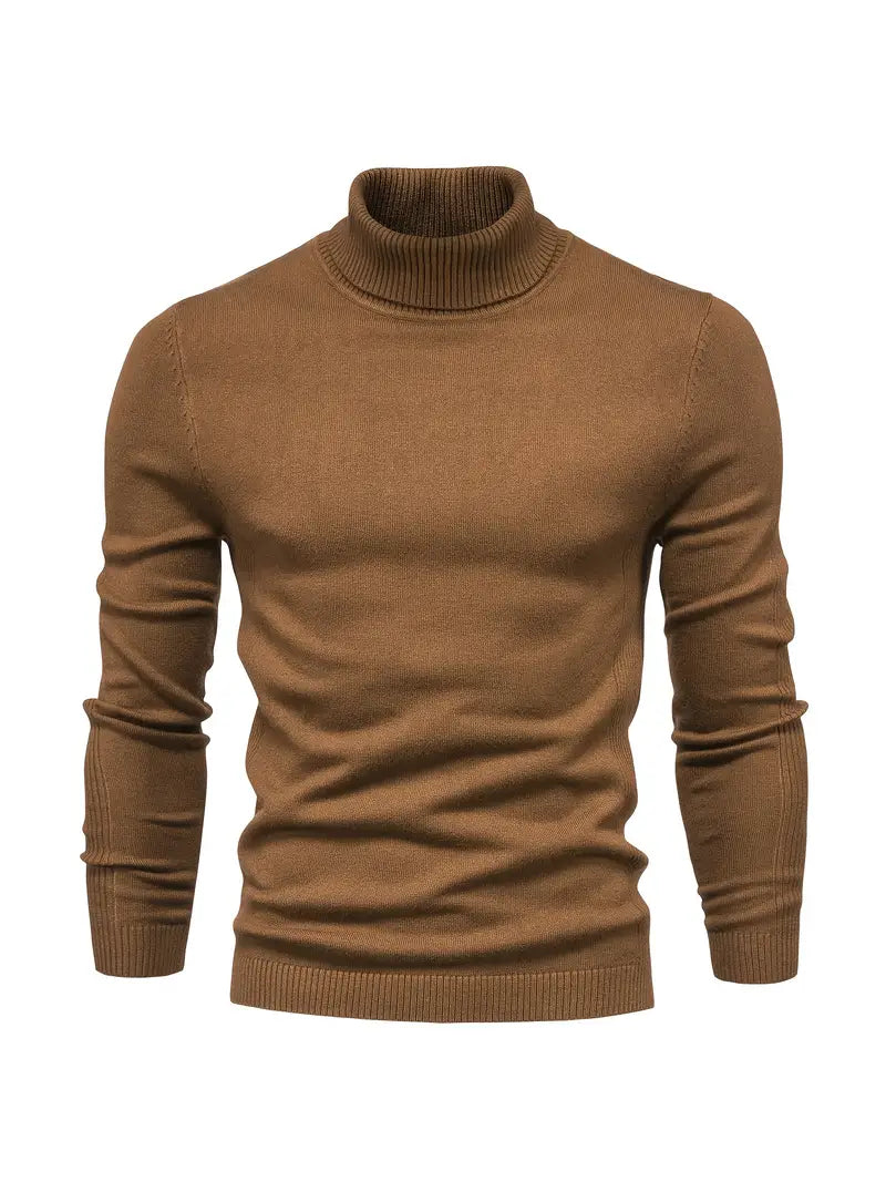 Hochwertiger Strickstoff für Bekleidung und Accessoires-Braun-S-Luzern Mode