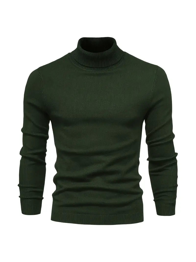 Hochwertiger Strickstoff für Bekleidung und Accessoires-Dunkelgrün-S-Luzern Mode