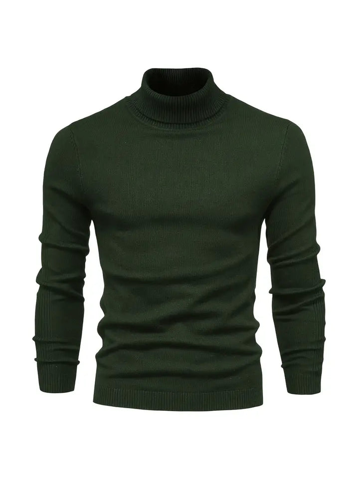 Hochwertiger Strickstoff für Bekleidung und Accessoires-Dunkelgrün-S-Luzern Mode