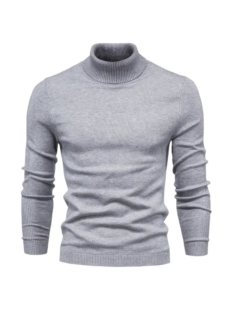 Hochwertiger Strickstoff für Bekleidung und Accessoires-Grau-S-Luzern Mode