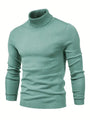 Hochwertiger Strickstoff für Bekleidung und Accessoires-Mintgrün-S-Luzern Mode