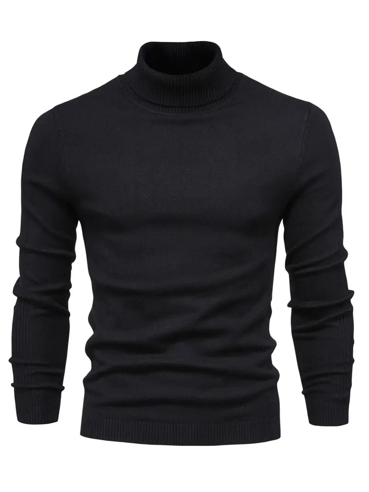 Hochwertiger Strickstoff für Bekleidung und Accessoires-Schwarz-S-Luzern Mode