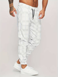 Herren Jogginghose kariert - Bequeme Freizeithose kaufen-Luzern Mode