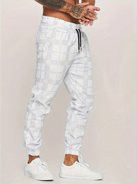 Herren Jogginghose kariert - Bequeme Freizeithose kaufen-Luzern Mode