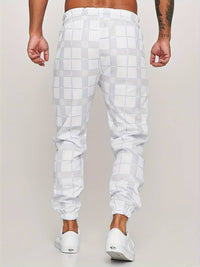 Herren Jogginghose kariert - Bequeme Freizeithose kaufen-Luzern Mode