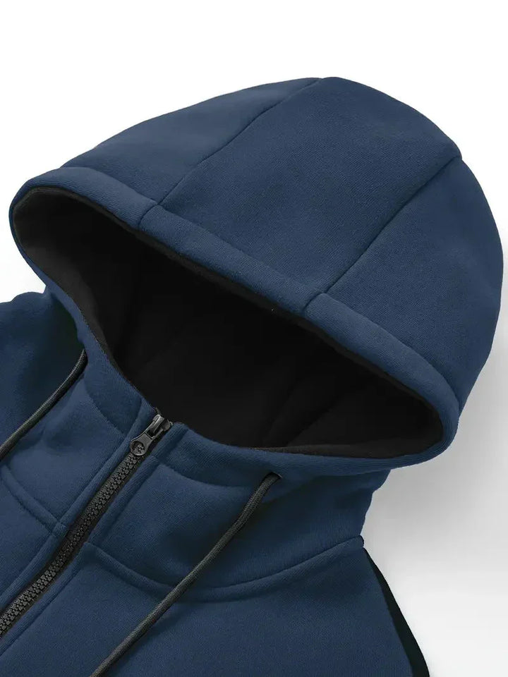 Herren Jogginganzug mit Kapuze und Reißverschluss Set-Luzern Mode