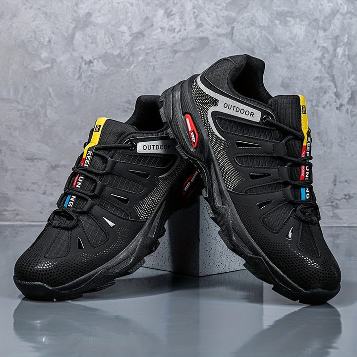 Herren Outdoor Wanderschuhe rutschfest und atmungsaktiv-Schwarz-39.5-Luzern Mode