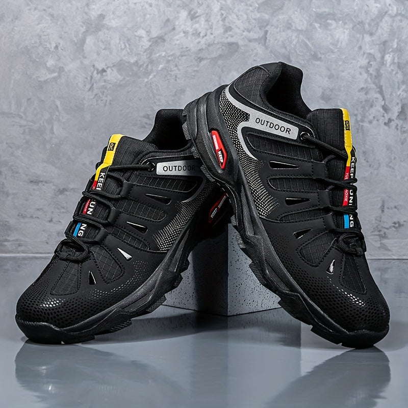 Herren Outdoor Wanderschuhe rutschfest und atmungsaktiv-Schwarz-39.5-Luzern Mode