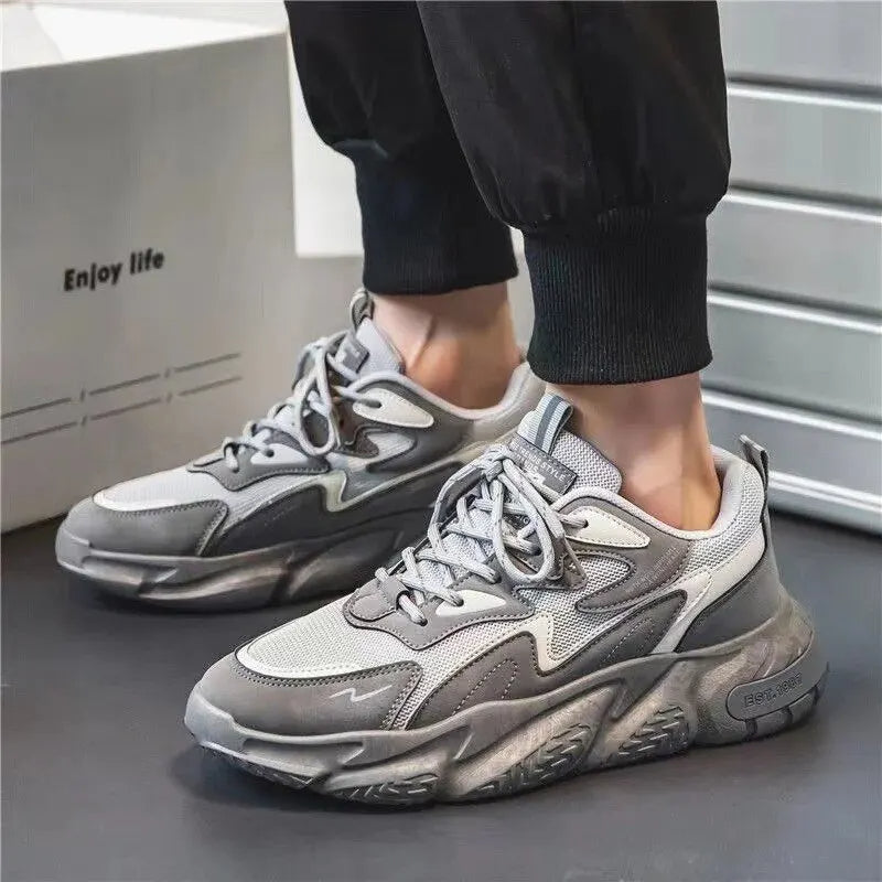 Leichtgewicht Wanderschuh Unisex - Wasserabweisend, Atmungsaktiv-Grau-39-Luzern Mode