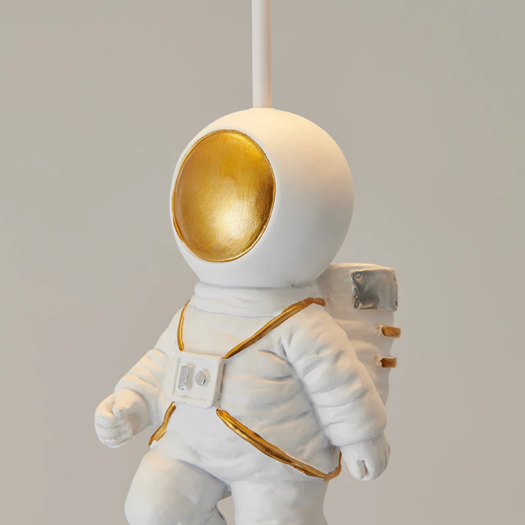 Kinderzimmer Deckenleuchte | Mond Astronaut LED Nachhaltig Stimmungsvoll Einzigartig-Luzern Mode