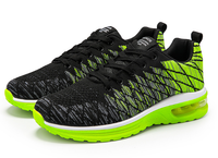 Damen Laufschuhe mit Luftpolstersohle für Komfort-Grün-35-Luzern Mode