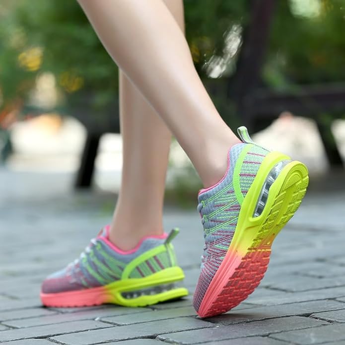 Damen Laufschuhe mit Luftpolstersohle für Komfort-Luzern Mode