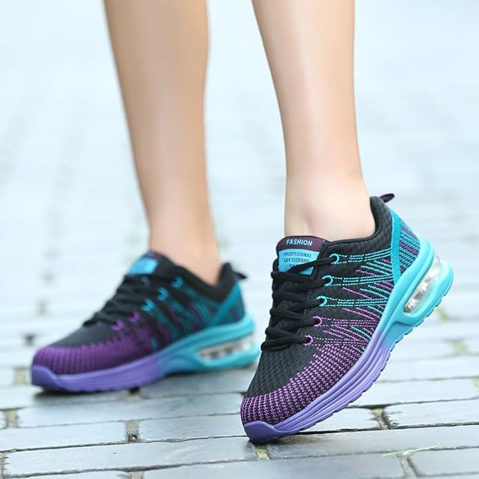 Damen Laufschuhe mit Luftpolstersohle für Komfort-Luzern Mode