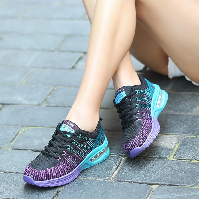 Damen Laufschuhe mit Luftpolstersohle für Komfort-Luzern Mode