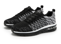 Damen Laufschuhe mit Luftpolstersohle für Komfort-Schwarz-35-Luzern Mode