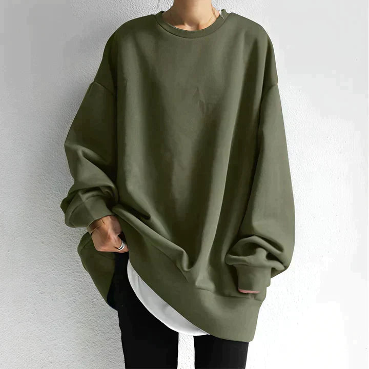 Unisex Oversized Pullover für Herbst- und Wintermode - Trendige Styles-Grün-S-Luzern Mode