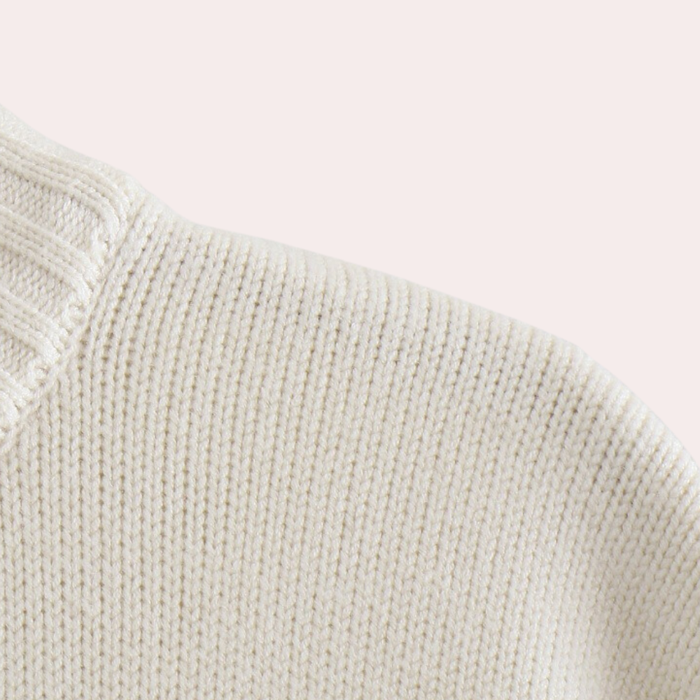 Oversized Gestreifter Damenpullover aus Baumwolle - Bequem & Stilvoll-Luzern Mode