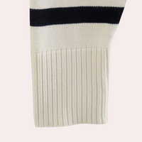 Oversized Gestreifter Damenpullover aus Baumwolle - Bequem & Stilvoll-Luzern Mode