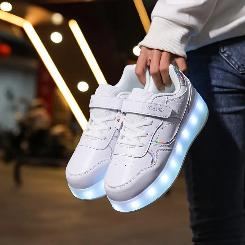 LED Leuchtende Sneaker für Kinder mit USB-Aufladung-Luzern Mode