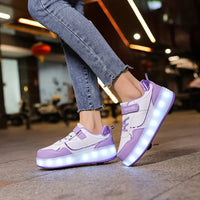LED Leuchtende Sneaker für Kinder mit USB-Aufladung-Luzern Mode