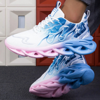 Herren Sneaker mit Luftpolstersohle für maximalen Komfort-Rosa-39-Luzern Mode