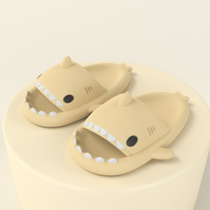 Unisex Slipper mit weicher Sohle und rutschfestem Halt | Ideal für warme Tage-Hellgelb-36-37-Luzern Mode