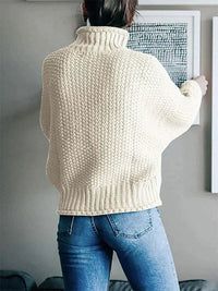 Damen Strickpullover mit Rollkragen - Gemütlicher Winterlook-Luzern Mode