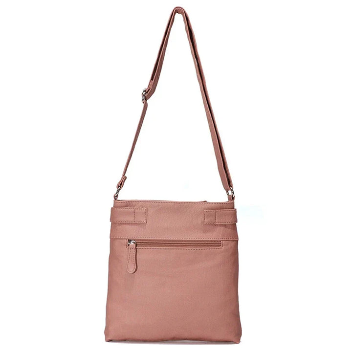 Damen Crossbody Tasche mit Mehreren Fächern Lederoptik-Luzern Mode