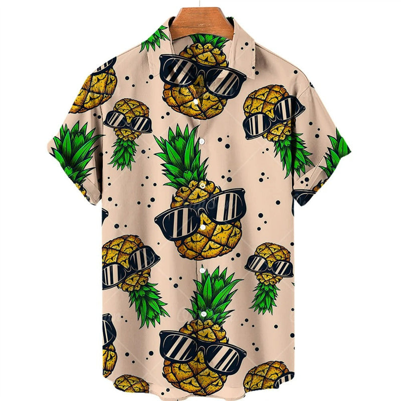 Tropisches Hawaii-Hemd mit kurzen Ärmeln – Mateo