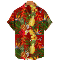 Tropisches Hawaii-Hemd mit kurzen Ärmeln – Mateo