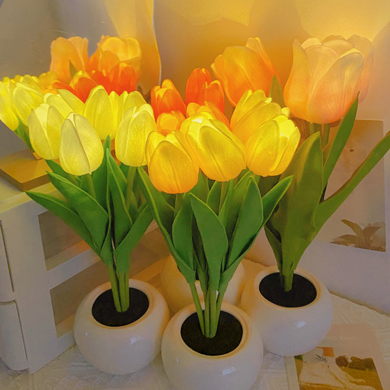 Tulpenförmige Lampe | Bouquet | LED | USB-C | Bunt | Hitzebeständig-Luzern Mode