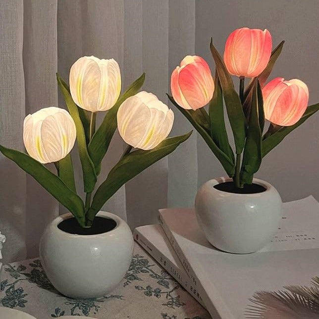 Tulpenförmige Lampe | Bouquet | LED | USB-C | Bunt | Hitzebeständig-Luzern Mode