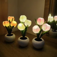 Tulpenförmige Lampe | Bouquet | LED | USB-C | Bunt | Hitzebeständig-Luzern Mode