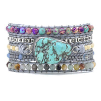 Wickelarmband | Heilend | Schützend | Steine | Stilvoll | Einzigartig | Handgefertigt-Luzern Mode