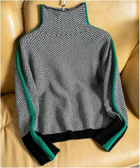 Damen Rollkragenpullover aus weichem Strick – Amira