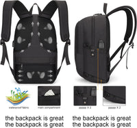 Extra großer Anti-Diebstahl Laptop- und Reiserucksack mit USB-Anschluss – 30–50L