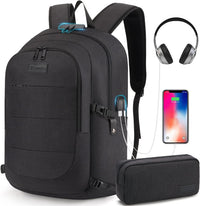 Extra großer Anti-Diebstahl Laptop- und Reiserucksack mit USB-Anschluss – 30–50L