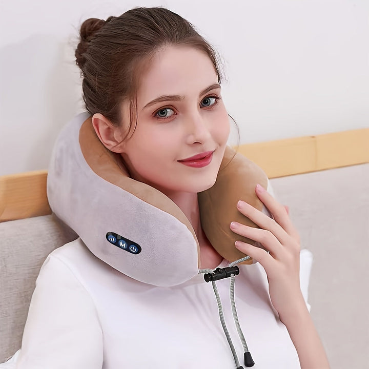 Nackenkissen | U-Form | Memory Foam | Wärmend | Komfortabel | Entspannend-Luzern Mode