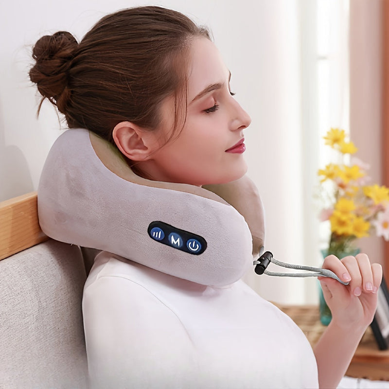 Nackenkissen | U-Form | Memory Foam | Wärmend | Komfortabel | Entspannend-Luzern Mode